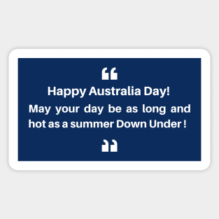 Happy Australia Day Sticker